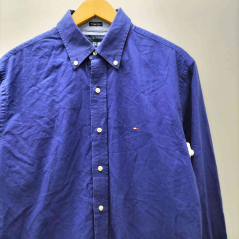 トミーヒルフィガー TOMMY HILFIGER SLIM FIT ボタンダウン オックスフォード L/S シャツ ビックサイズ メンズ  32-33